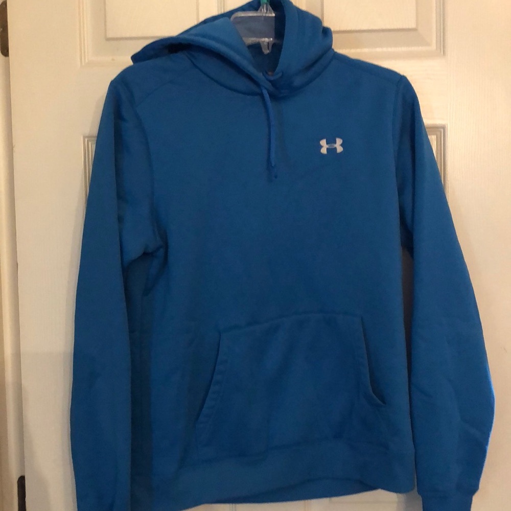 Under armor blue hoodie medium like new